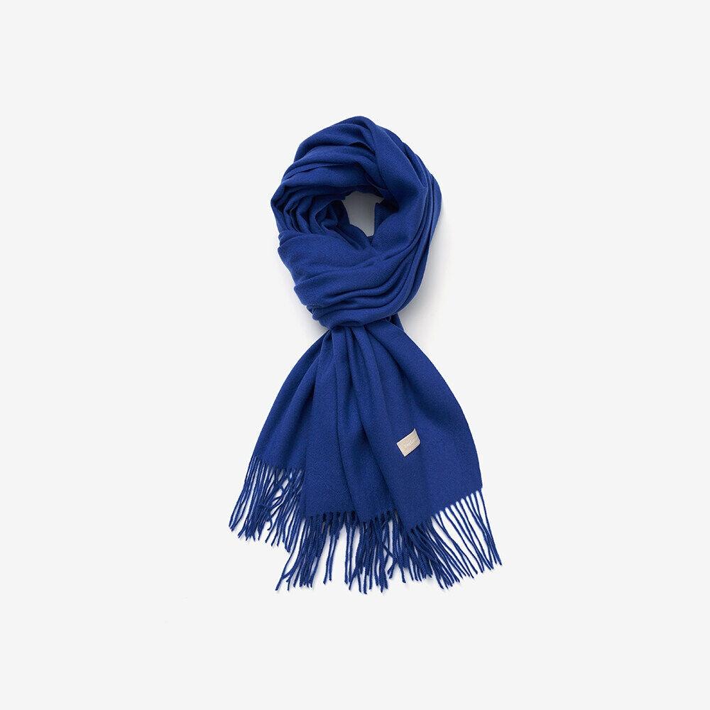 [나인우 착용] 베이직 니트 머플러 로얄 블루