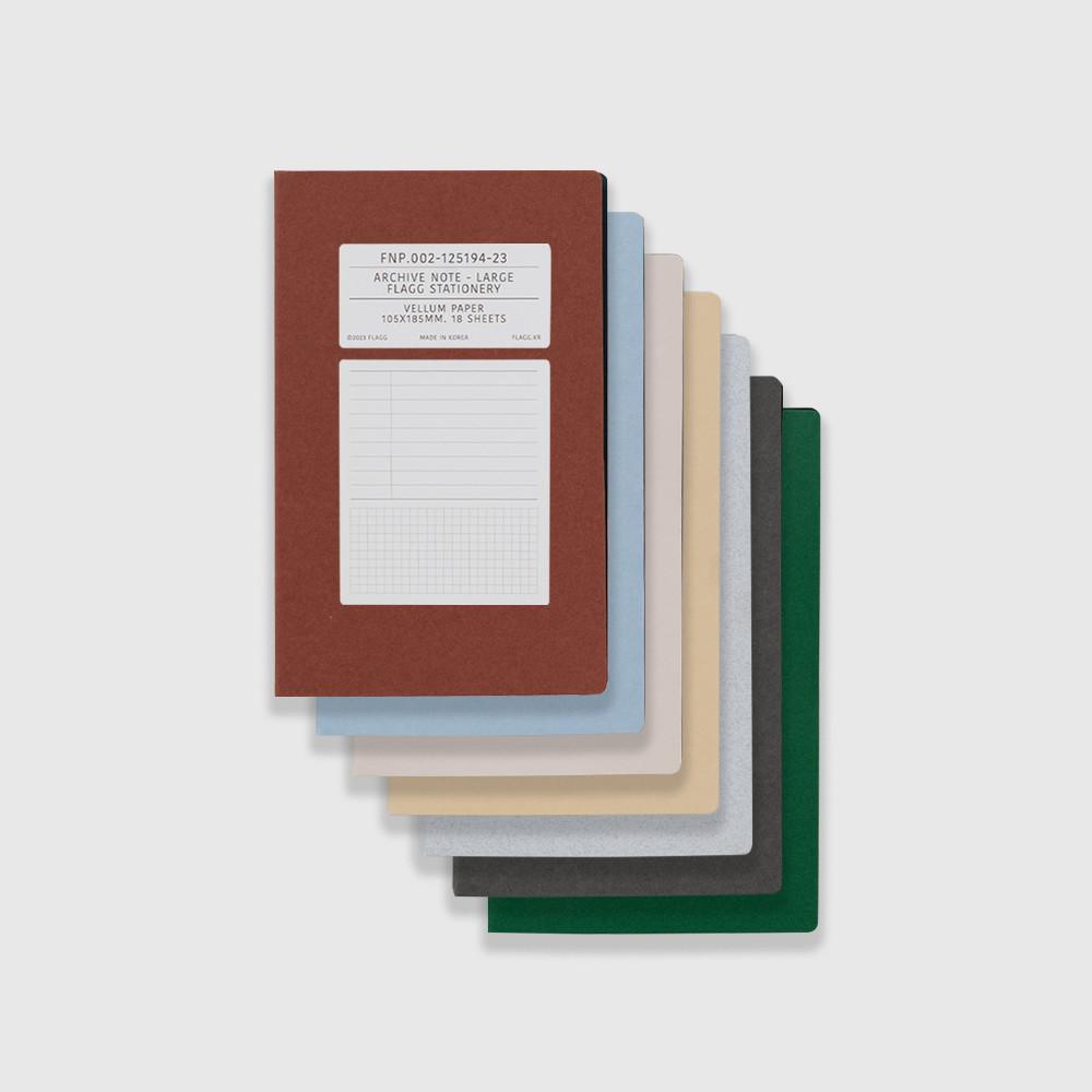 flagg ARCHIVE NOTE PAPER FILE LARGE