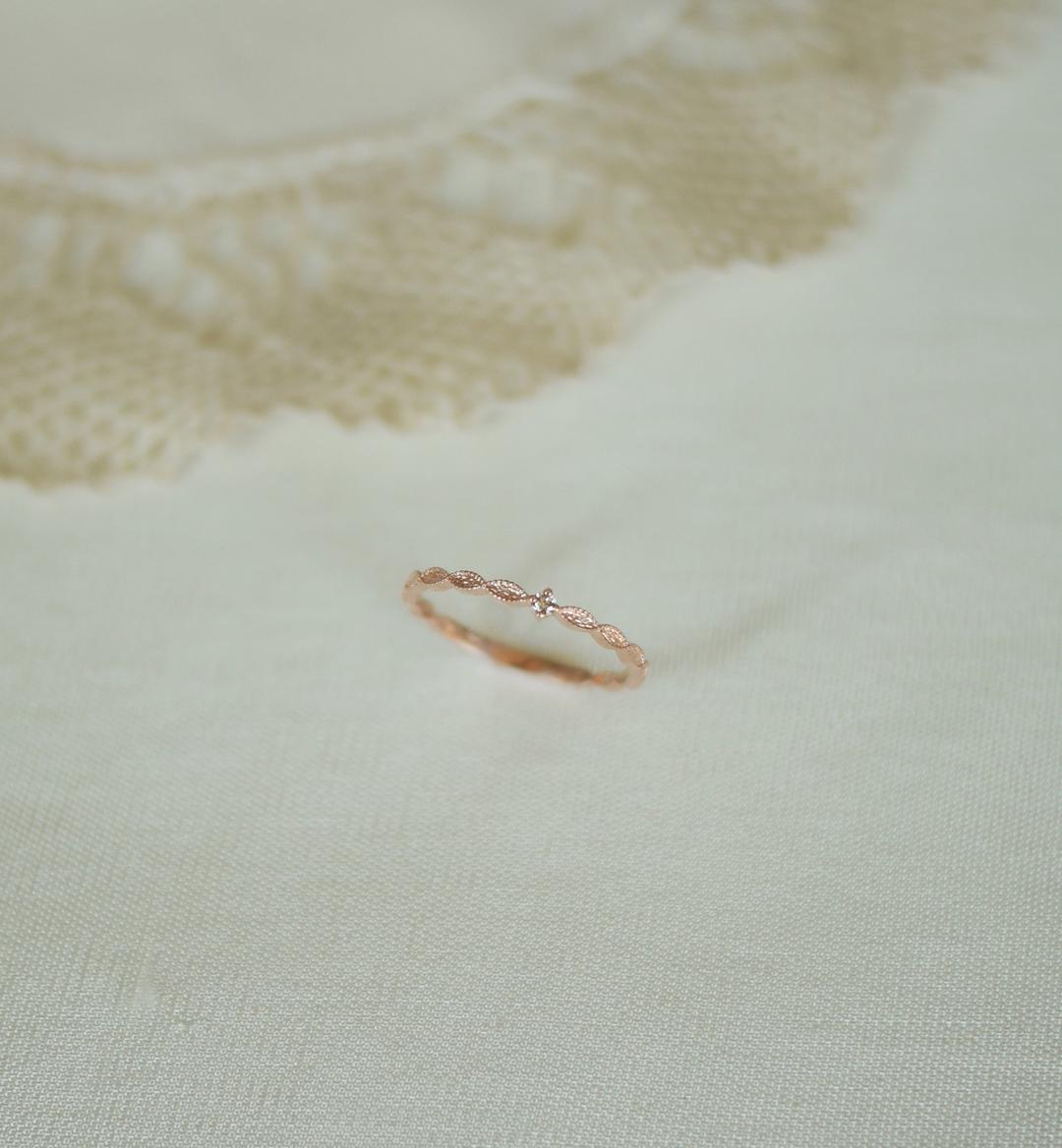 linen eyelet ring