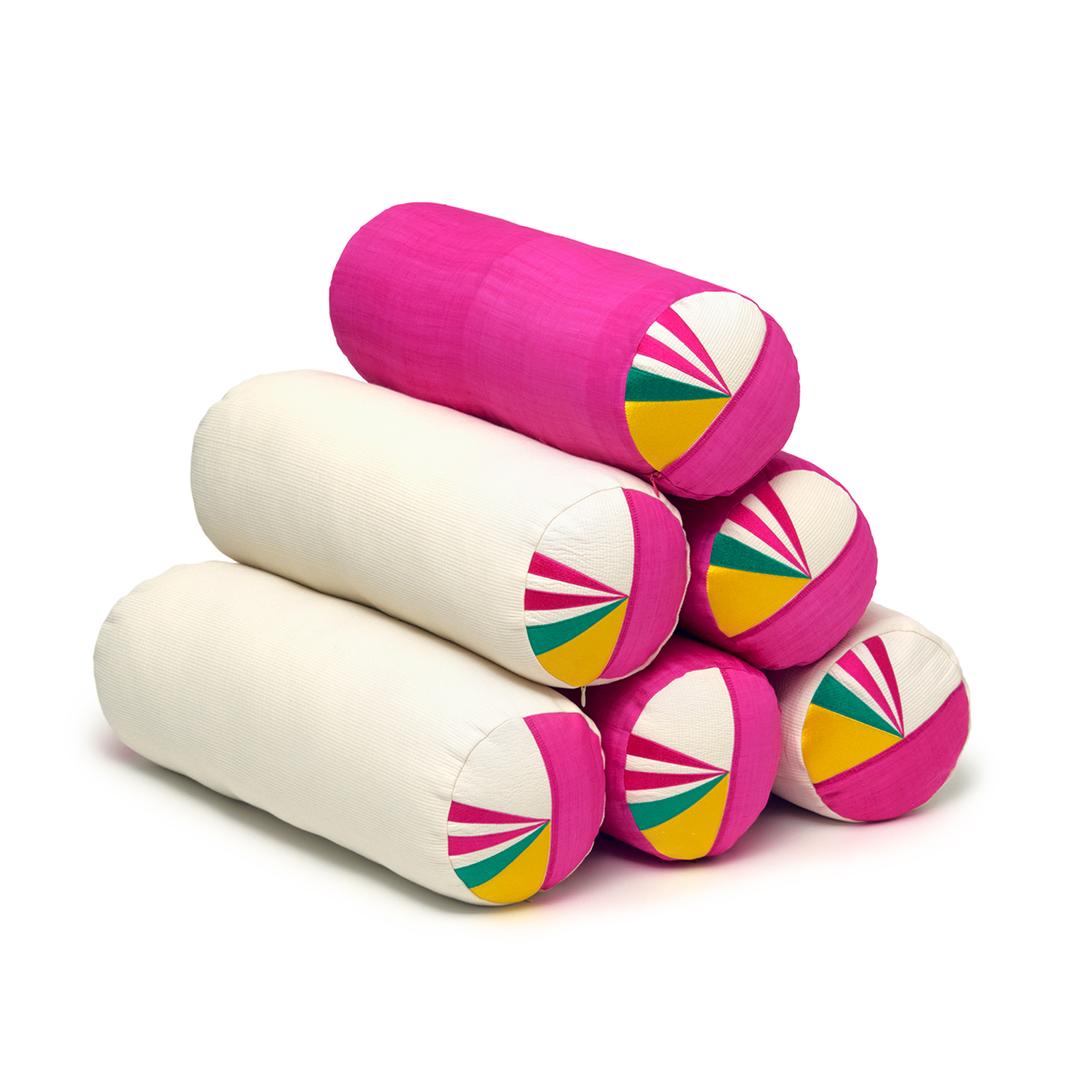 옥춘 누빔/모시 베개  (Okchun Pillow)