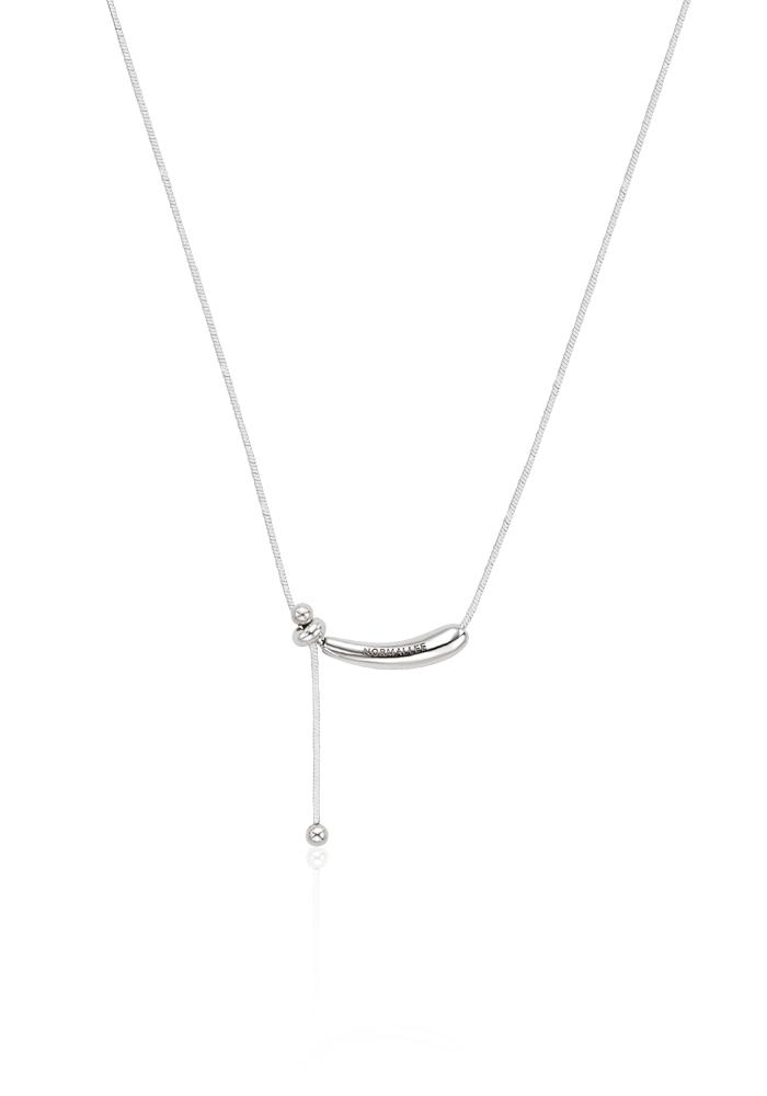 [silver 925] Slide Ribbon Necklace