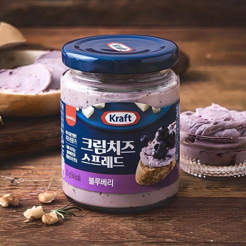 크래프트 크림치즈 스프레드 블루베리, 200g, 1개 - 스프레드 | 쿠팡