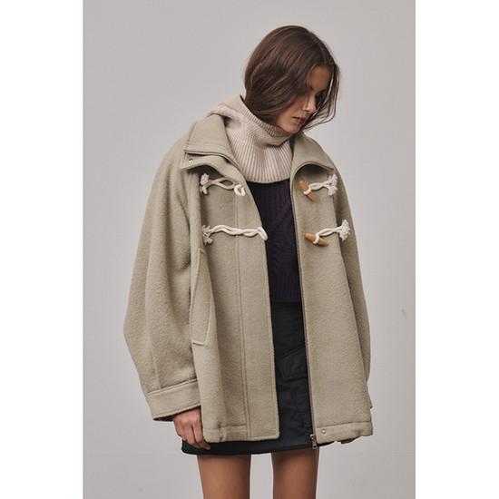 Silhouetted Duffle Coat_QWCAX22604KHX
