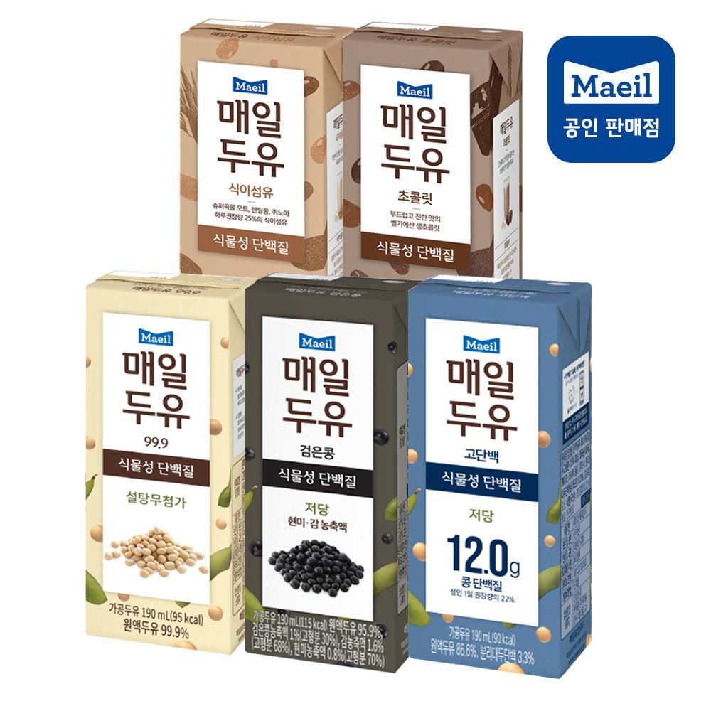 매일두유 99.89 식이섬유 초콜릿 190ml 24팩 외 아몬드브리즈