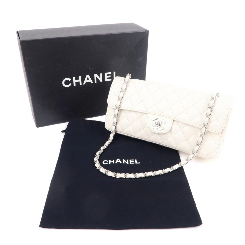 정품 빈티지 샤넬 미니 호보백 숄더백 체인백 화이트 캐비어 은장 풀셋 재고한개 바로배송[관부가세포함]