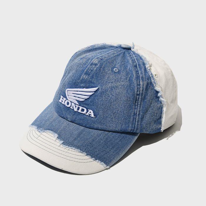 Vintage Half Cutoff Cap Blue