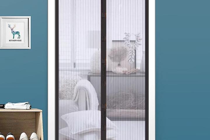 현관방충망 원터치 자석모기장 출입문 현관 창문 문발 100x210