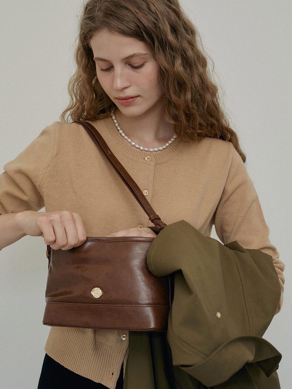 W Mars Mini 2way Bag_Crack Brown