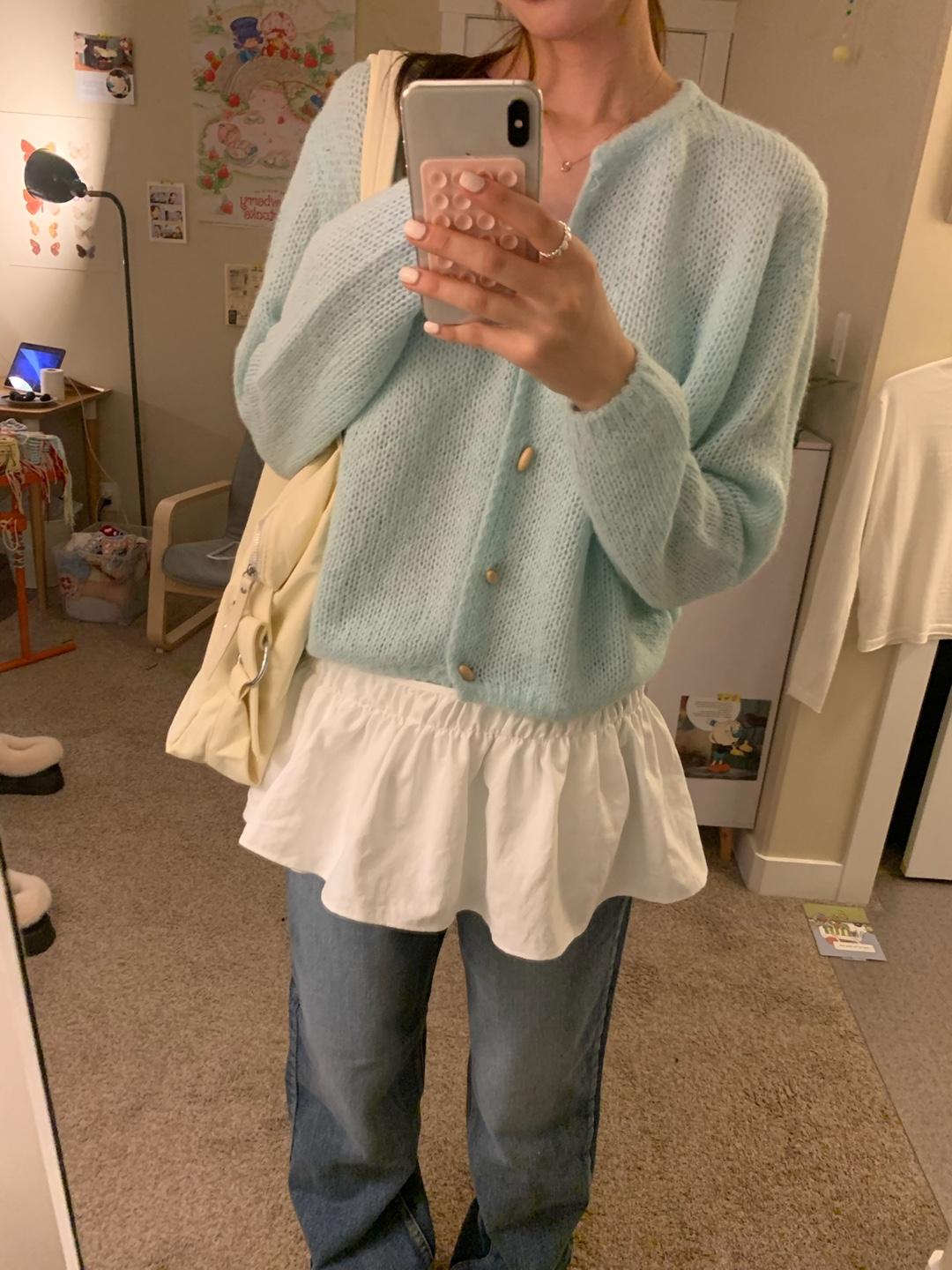 layered wrap skirt