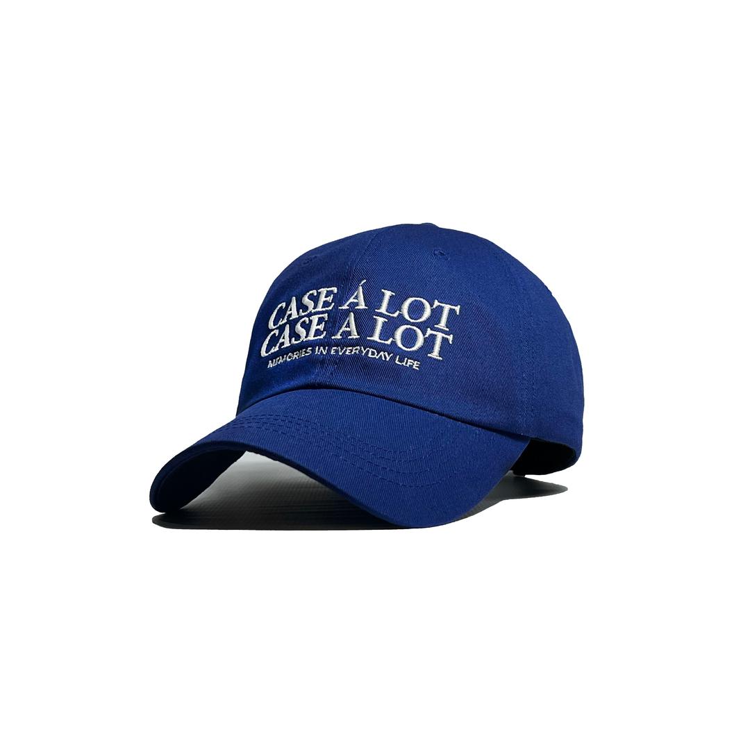 Slogon logo ball cap - Blue