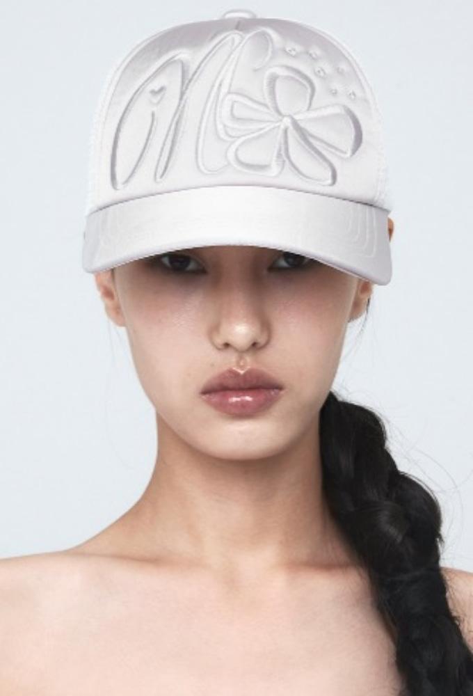 CONVEX TRUCKER MESH CAP GLOW CREAM