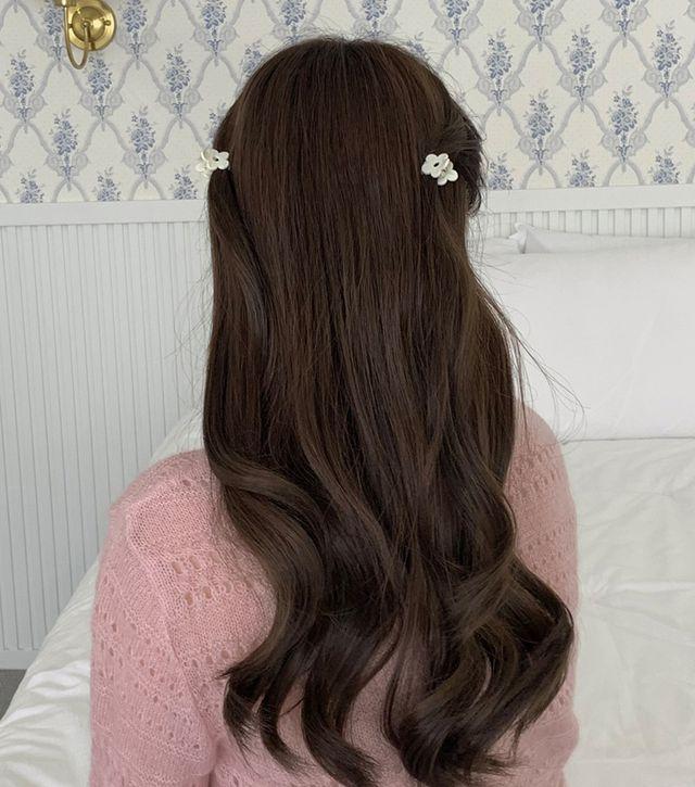 [2set] 미니 플라워 헤어 집게핀