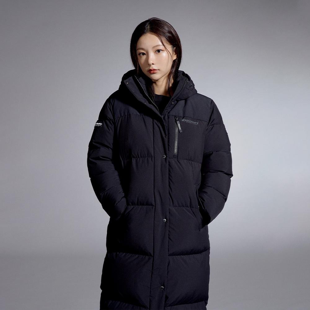 여성 반슬리 다운 롱패딩 (BLACK)