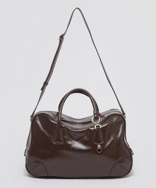 Tondo boa bag(Vintage mocha)_OVBAX24539BRW