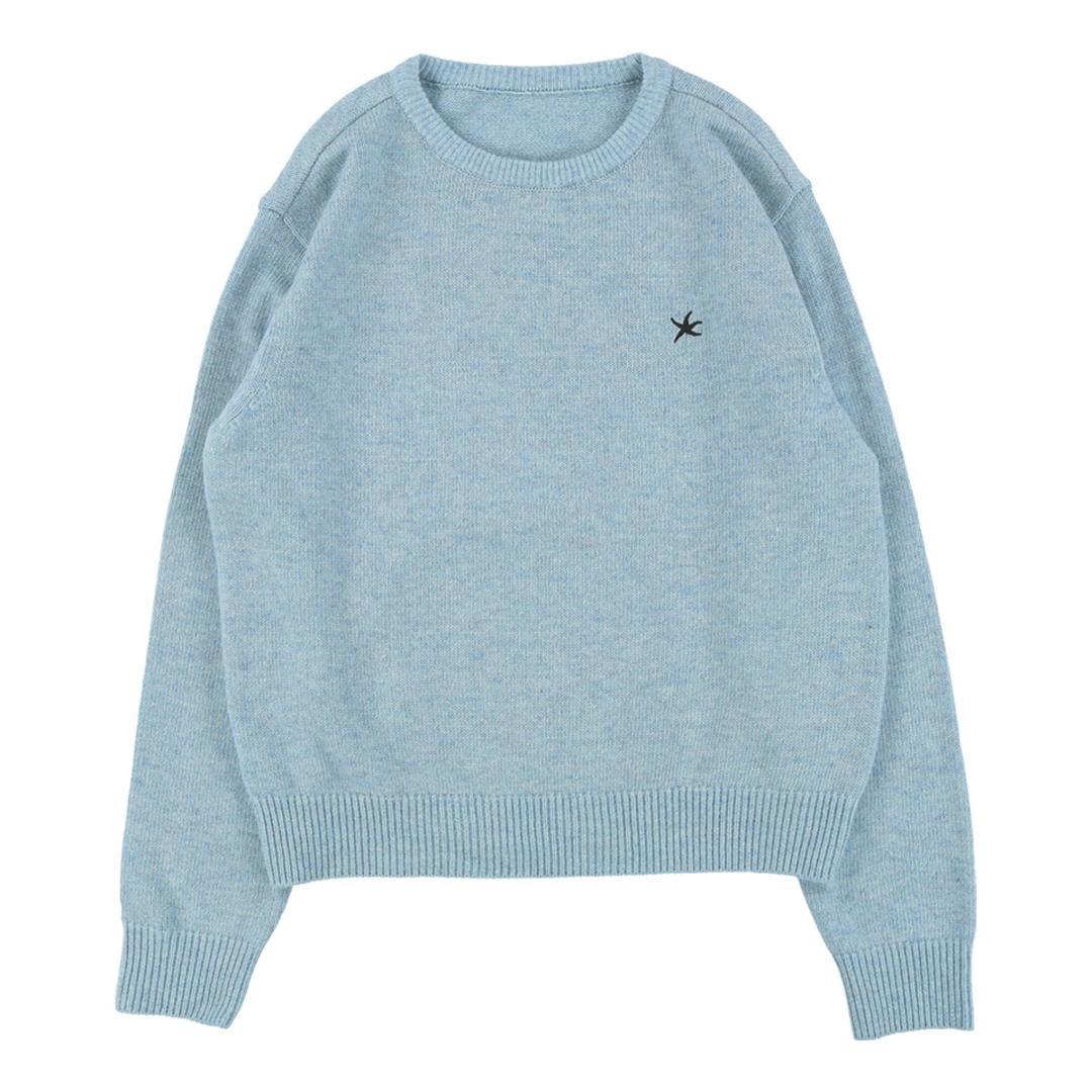 TCM starfish mini logo knit (light sky blue)
