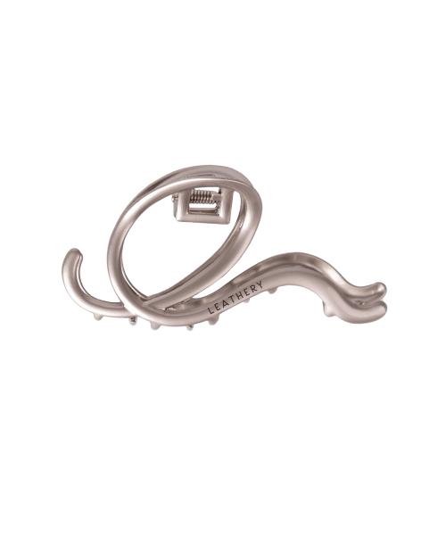 아델린 실버 집게핀 [Matte Silver]