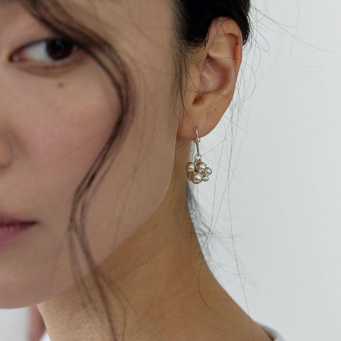 [silver 925] Bubble Drop Earring