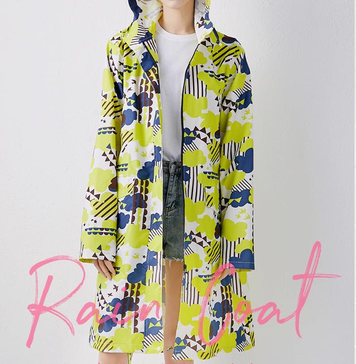 포커스 데일리 여성 레인코트 우비 우의