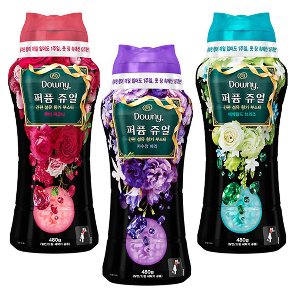 다우니 퍼퓸 쥬얼 480g 향기 부스터 고체 캡슐 아로마 P&G