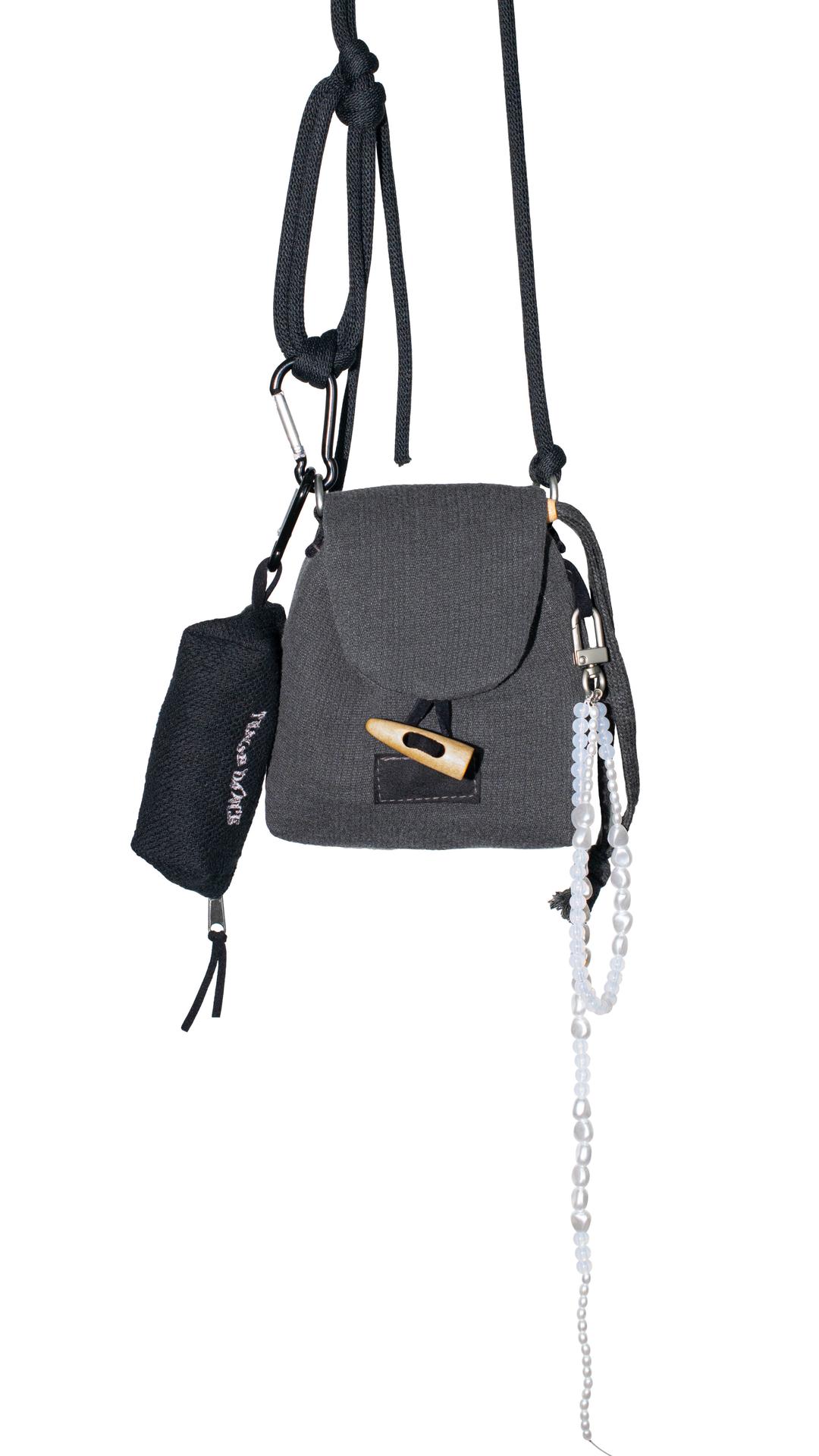 Mini keyring bag_black