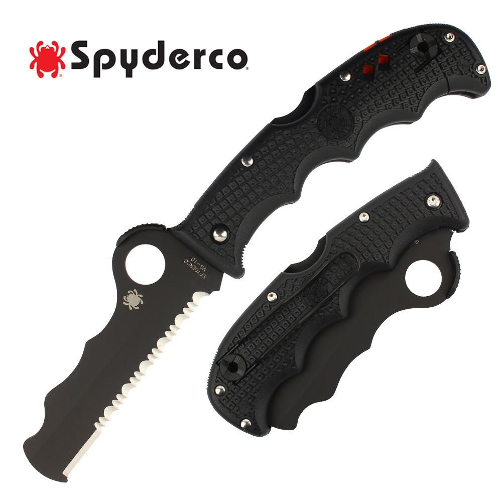 스파이더코 정식수입 나이프 어시스트 락백 블랙 캠핑칼 폴딩 백패킹 접이식 EDC 포켓 잭
