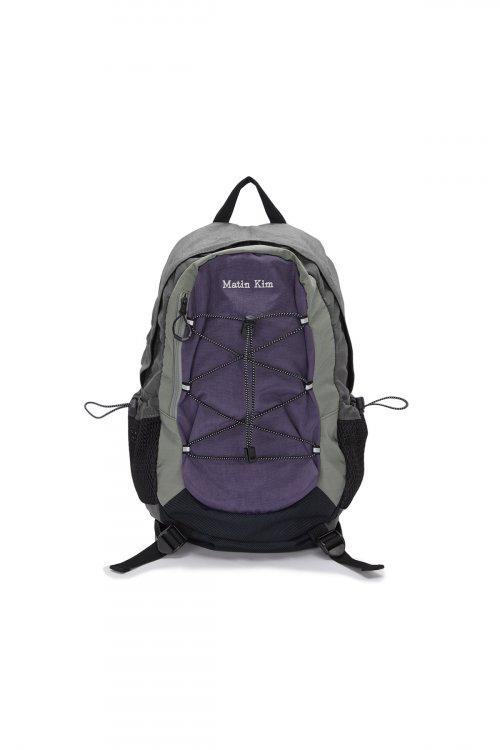 STRING UTILITY BACK PACK IN PURPLE