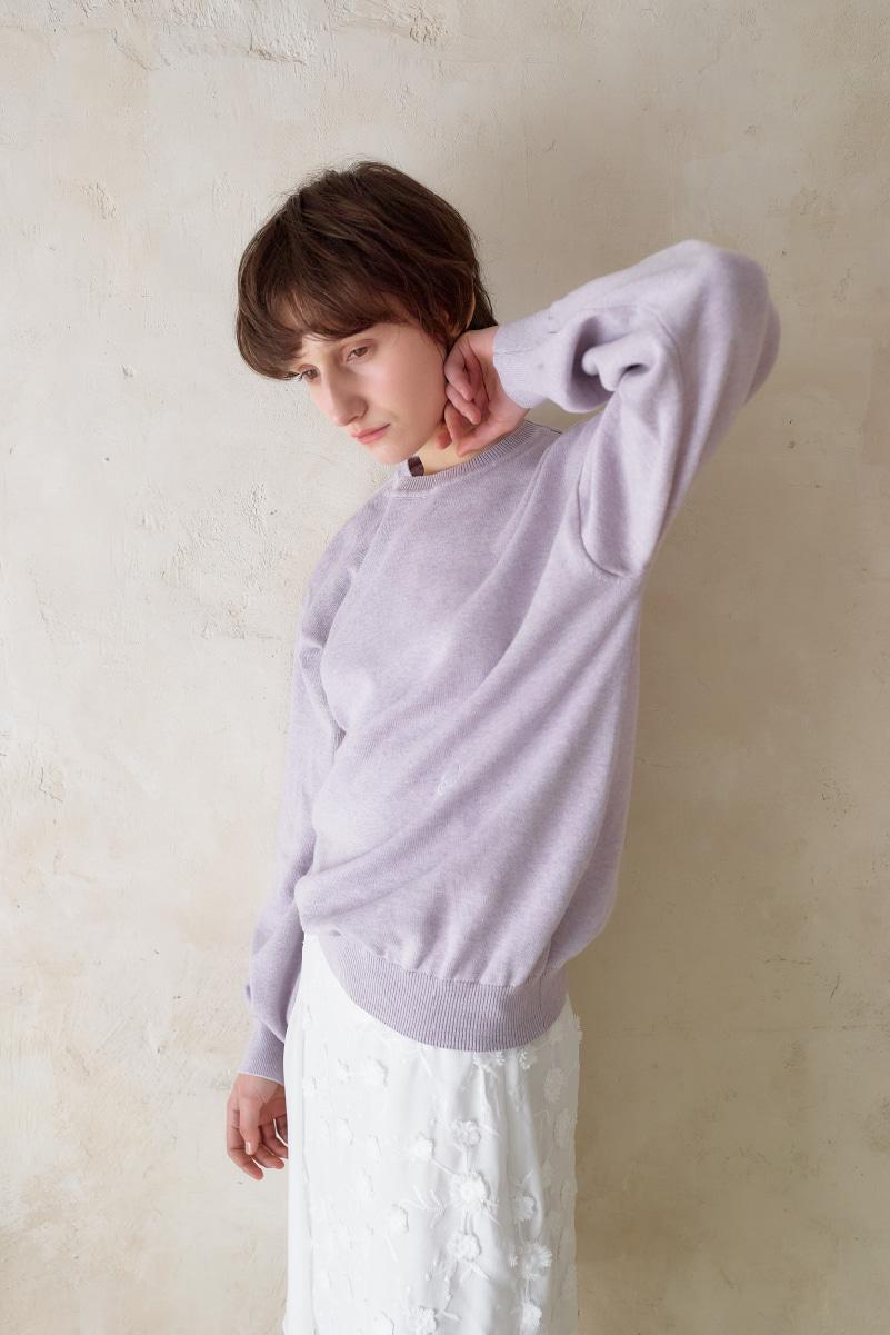 Evelyn over fit pullover _ Lavender