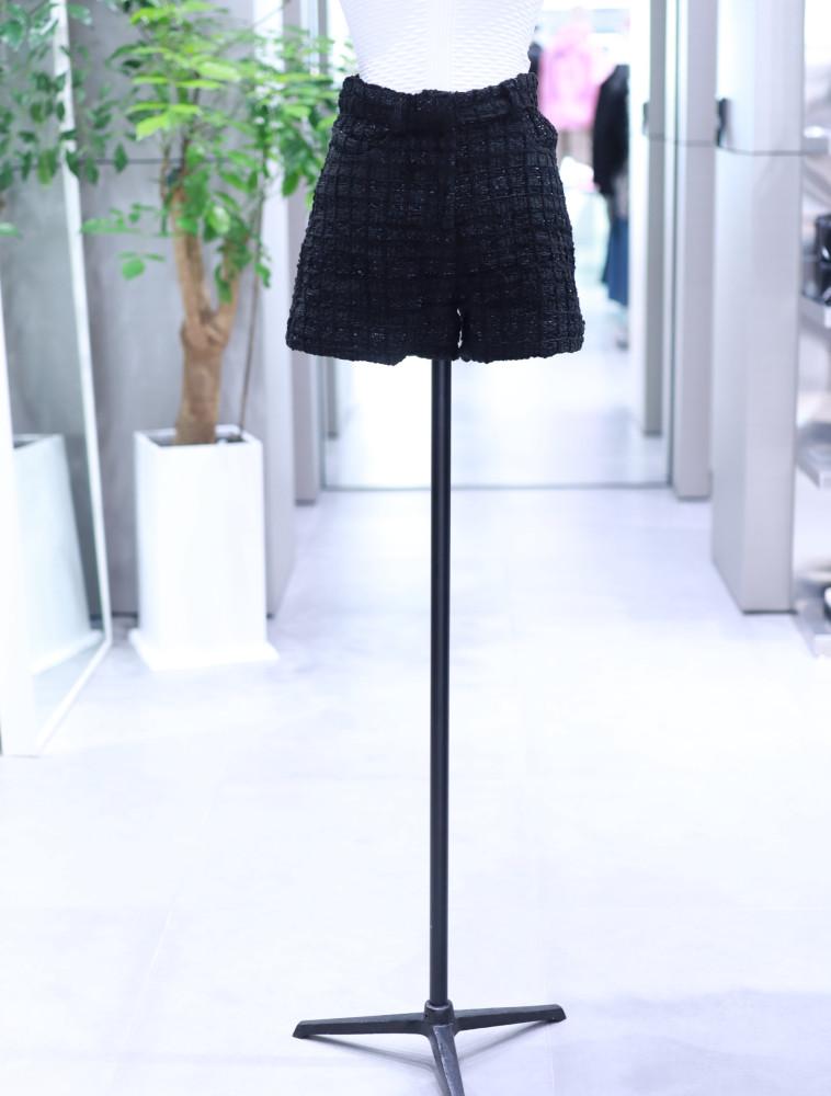 [이로] 여성 블랙 GISELLE 숏츠 IOPOA23103BKX