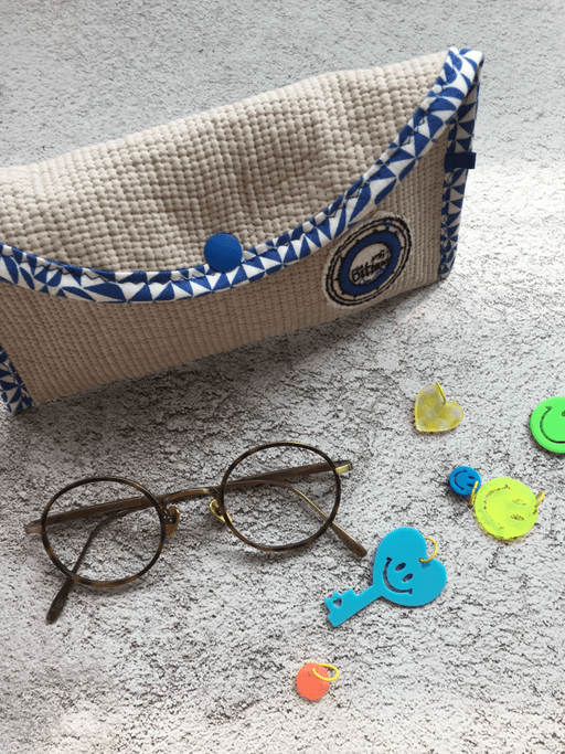 소콩 안경 케이스&파우치 장지갑 연그레이