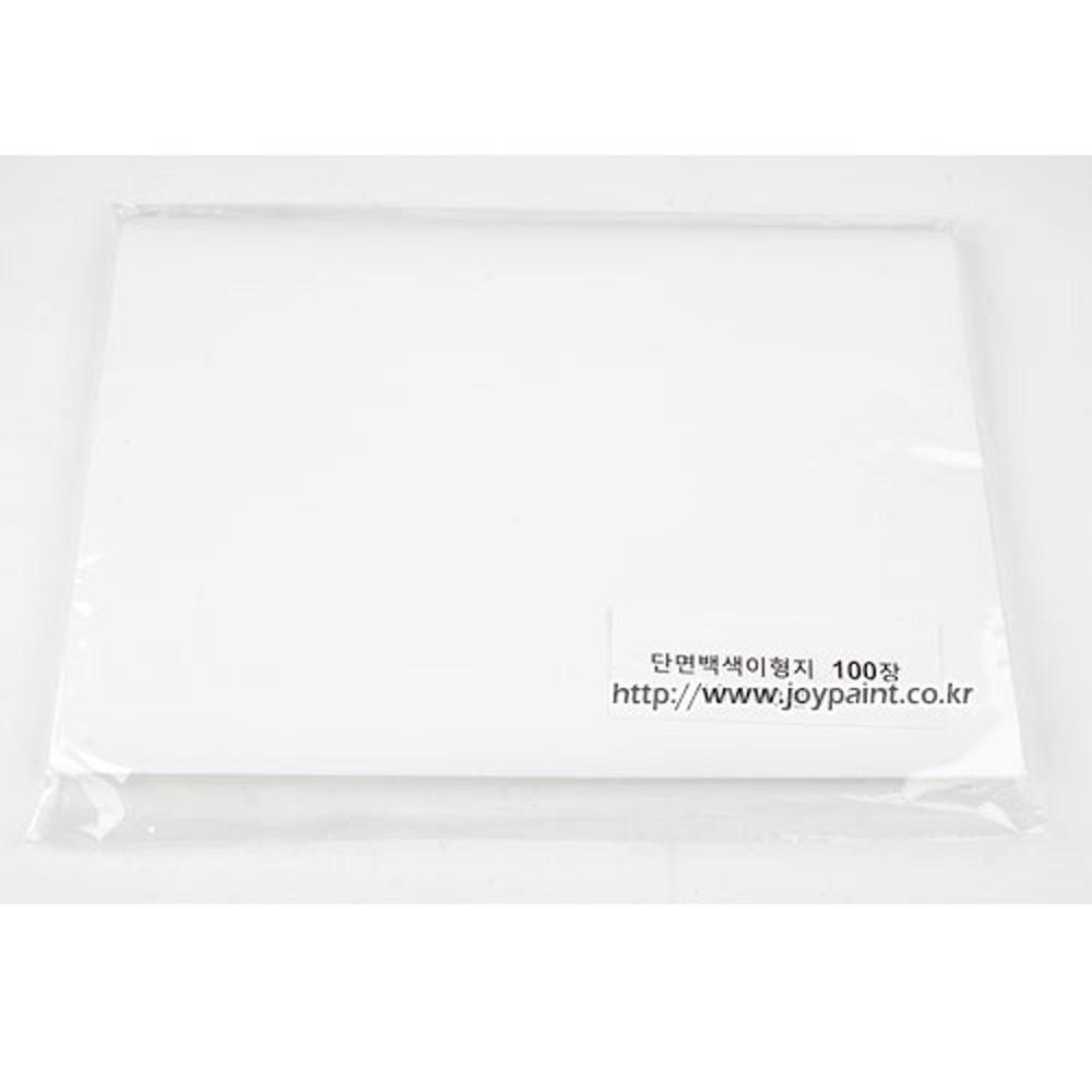 A4 단면 백색 이형지 (100매) 다꾸 스티커북용