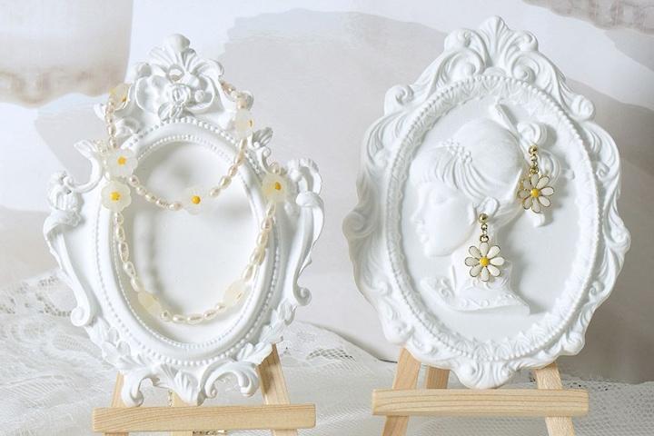 인테리어 주얼리 석고 이젤 악세사리 트레이 GHT21