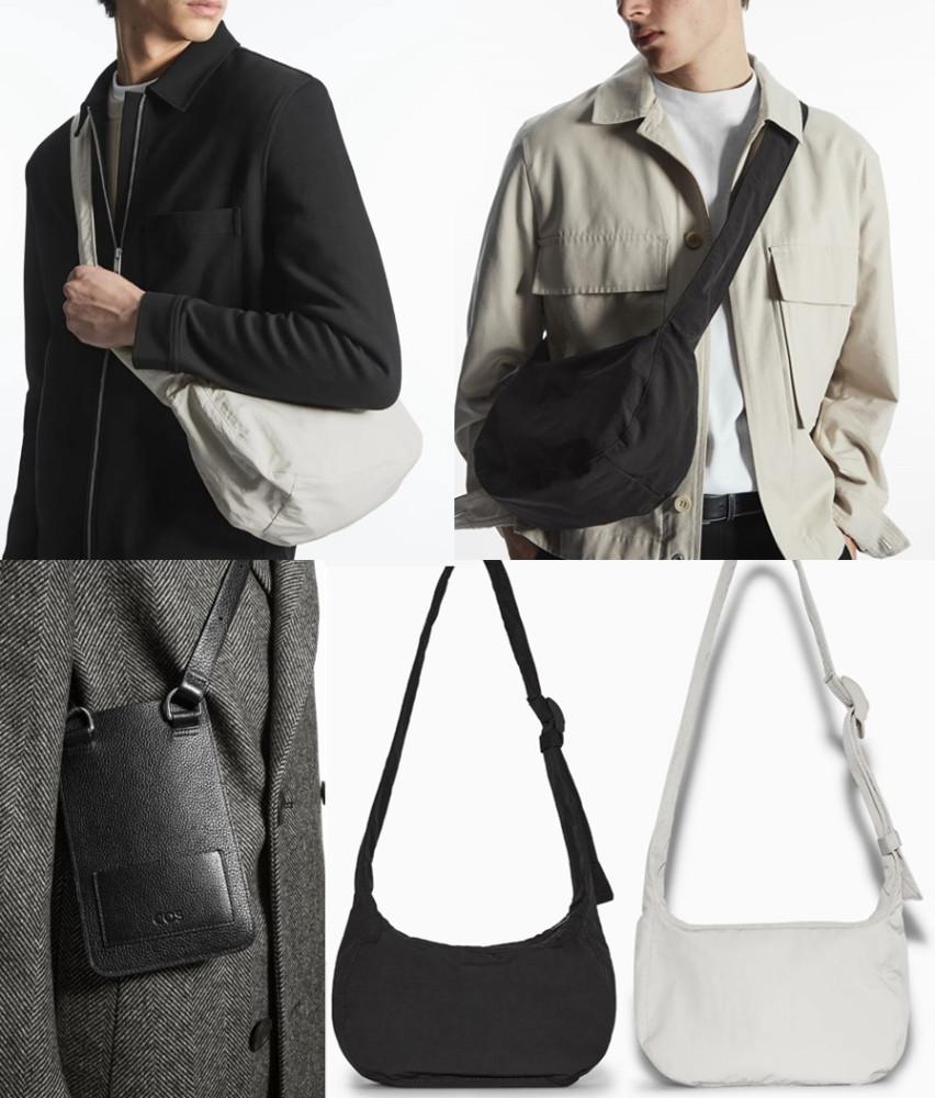 COS 코스 가방 새들백 크로스백 크로스바디 핸드폰가방 오버사이즈 보부상