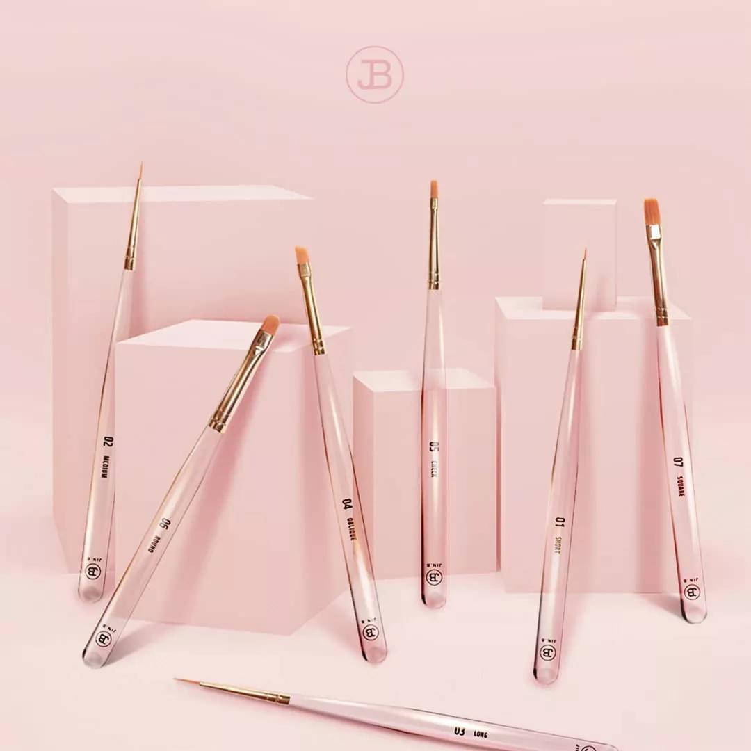 [그라시아] 진비 아이비 브러쉬 7종 & 케이스 세트 {브러쉬 7종 + 케이스 1개}