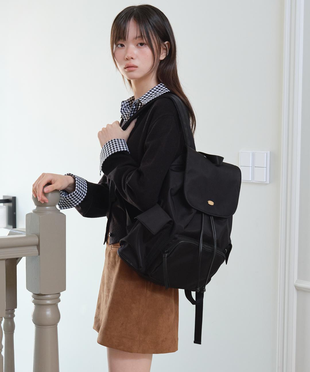 엽페 POCKET NYLON BACKPACK_3 colors