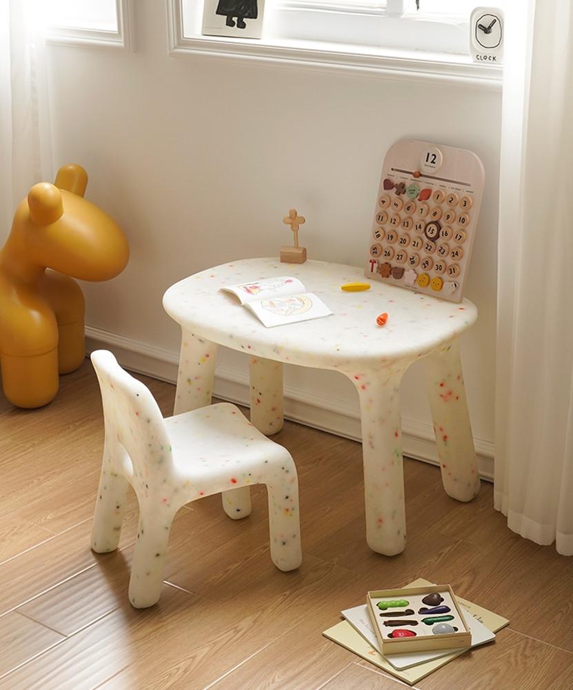 에코버디 테라조 테이블 어린이 책상﻿ Ecobirdy terazzo table