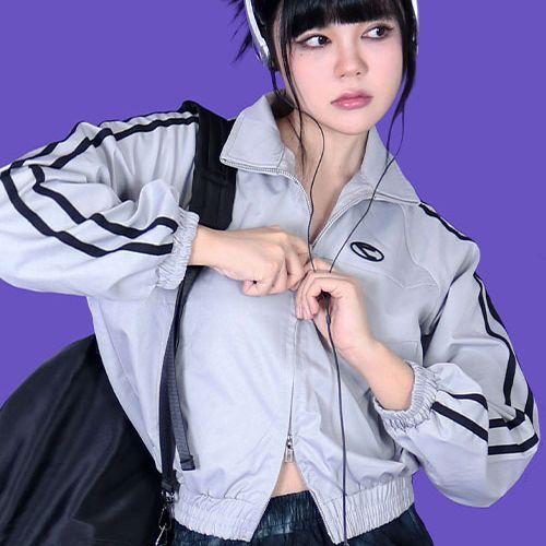 X two way scotch zip-up jumper