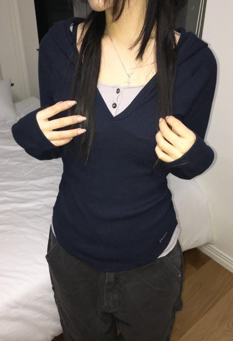 이즈이즈 [EE] hug V Hood_ 2c