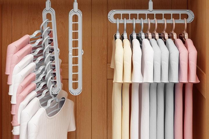 3개 1세트 공간 절약 옷걸이