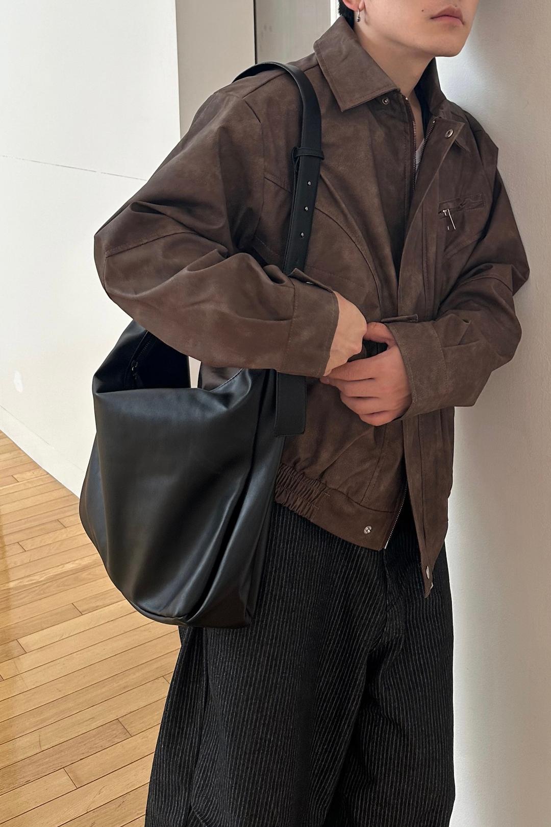 Refined leather bag