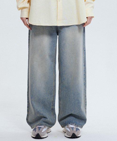 HT8705 웨어에버 와이드 데님 (LIGHT WASHED)