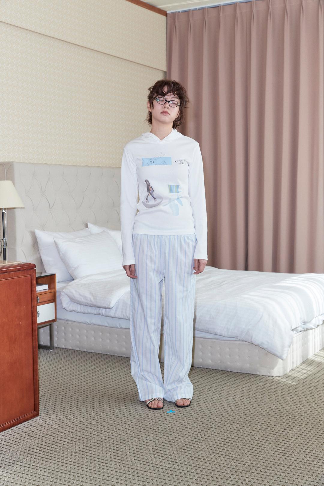 033 stripe pants_blue
