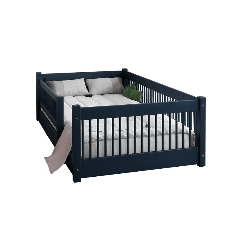 코코엣지 F형 저상형침대 가드형 블랑네이비 SS