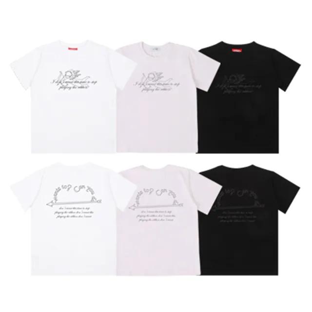 [당일발송] 엔젤하트 레귤러핏 반팔티셔츠