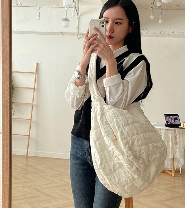 [3일간 초특가세일/제니백고퀄/패딩백] 빅 크로스 패딩 크로스백 코스백 COS 보부상백