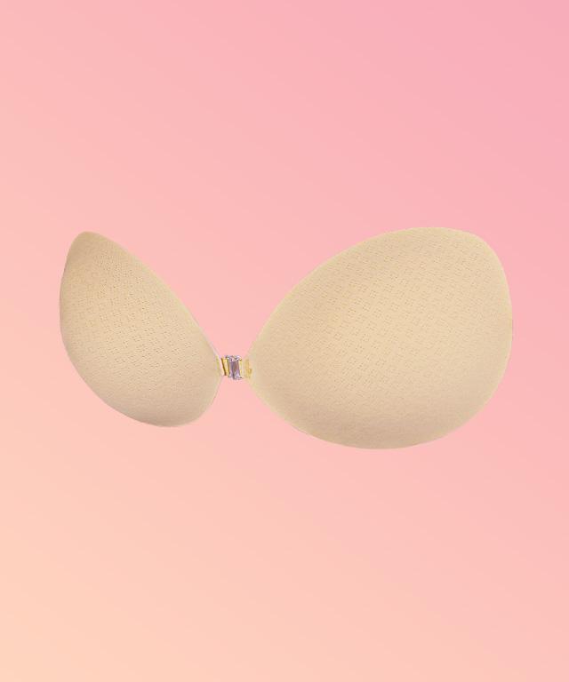 크라시앙 [1+1할인]2.5cm 버블핏 접착식 볼륨브라 오프숄더 브라 강력추천 웨딩 비키니 수영복 이너 누브라 누드브라