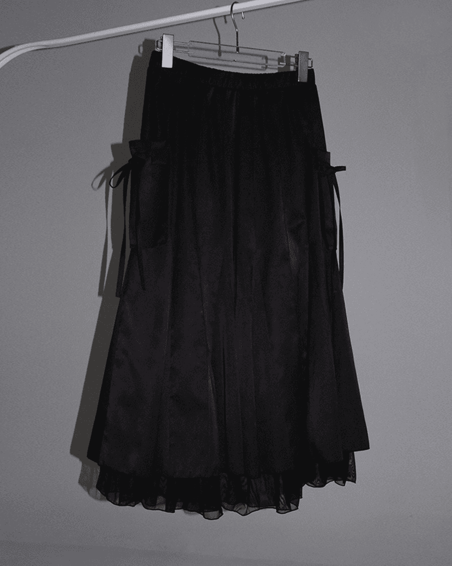 [YMS] Devil Flare Skirt (Black)