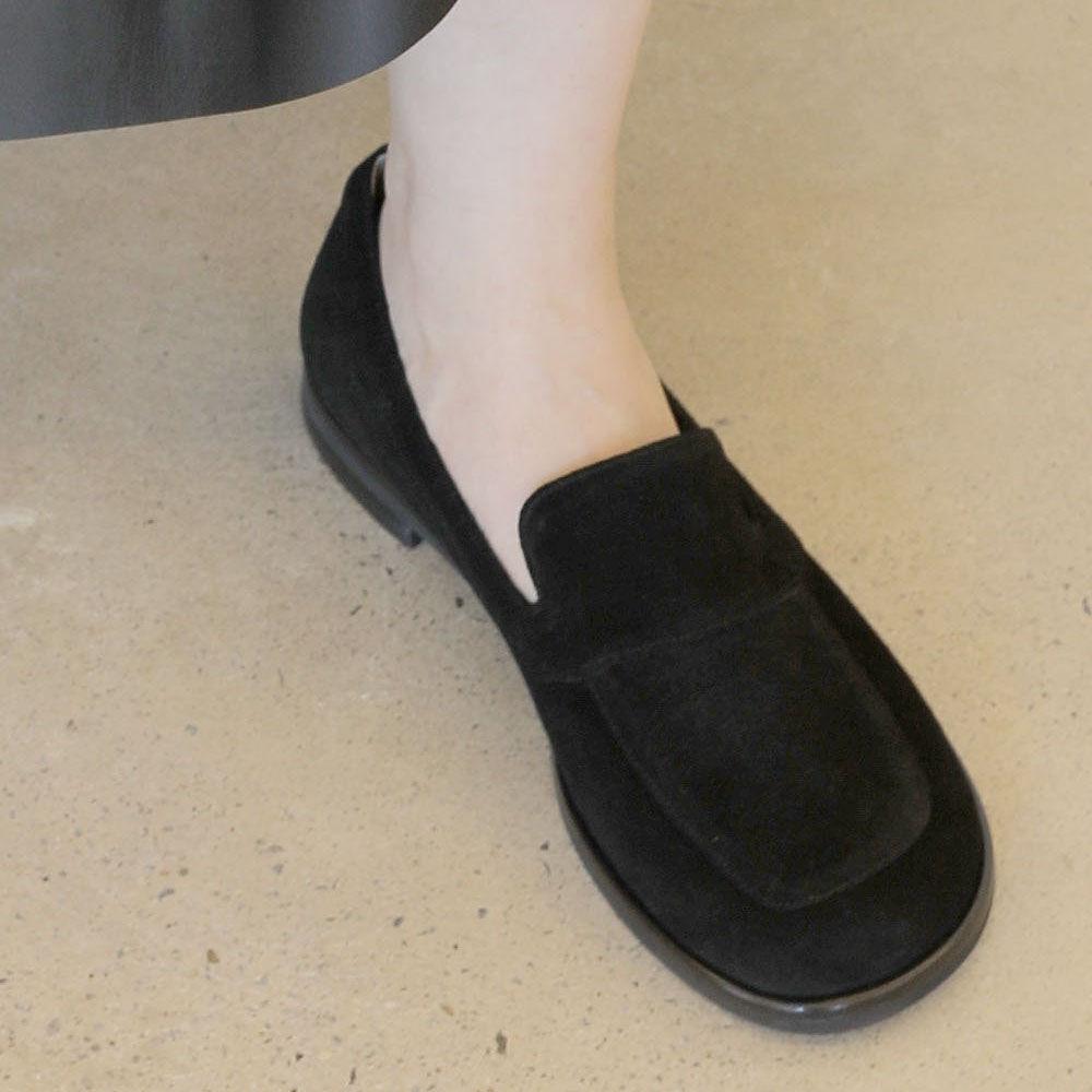 MOOD PENNY LOAFER (Suede Black)