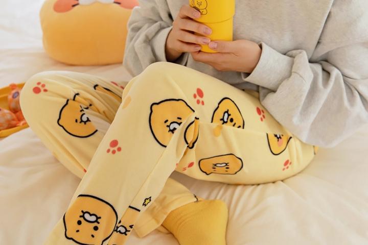 춘식이 수면바지 극세사 겨울 잠옷