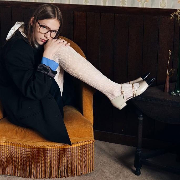 Daze Lace Stocking Ivory