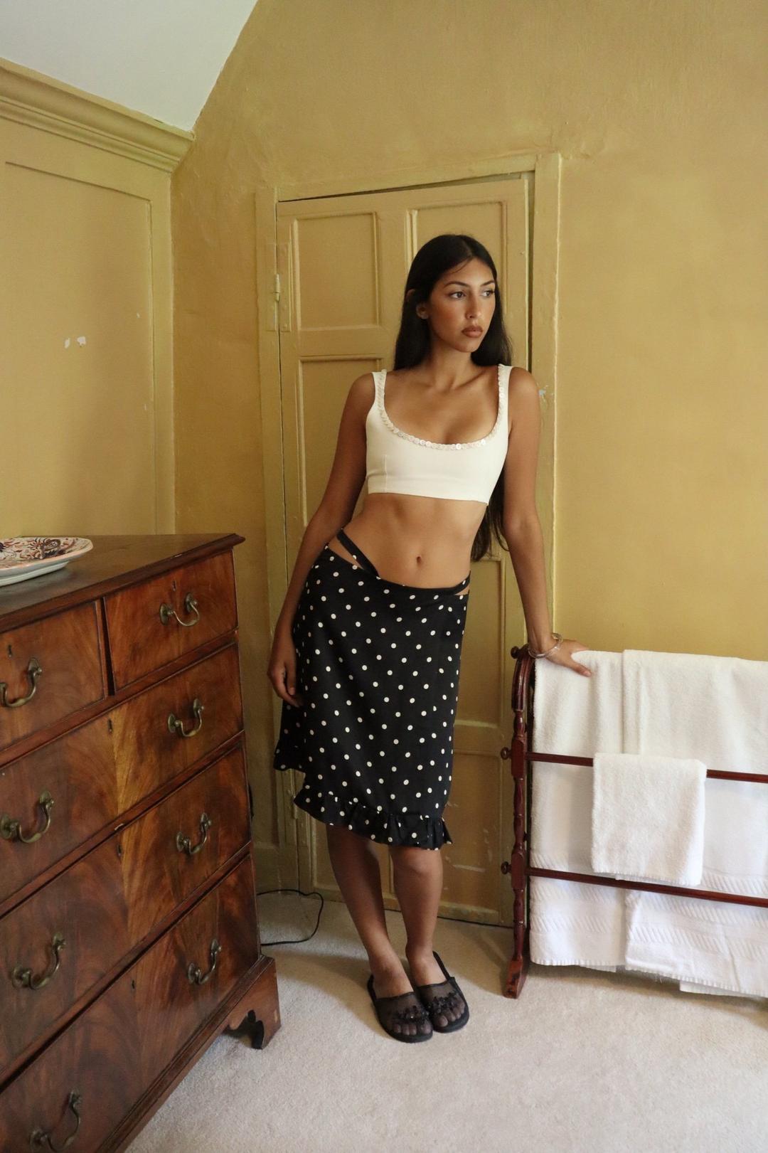 The Rendezvous Wrap Skirt — Caspar The Label